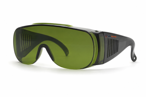 Green-Tint Full-Frame Protective Spectacles
