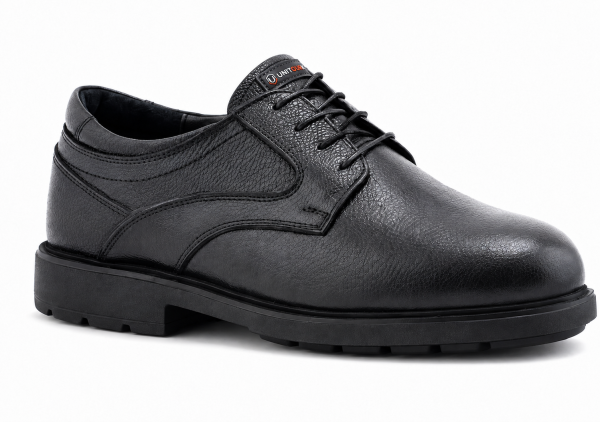Black Lace-Up Formal Work Shoe